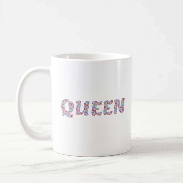 Caneca De Café Rainha do Natal (Esquerda)