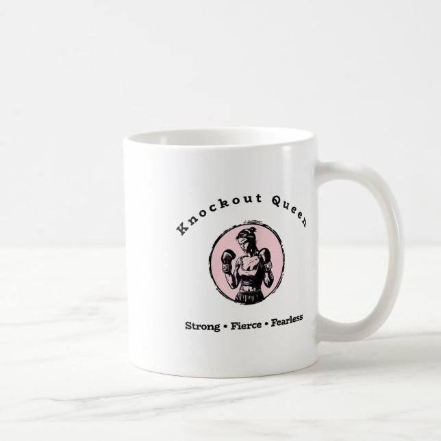 Caneca De Café Rainha do Nocaute  (Direita)
