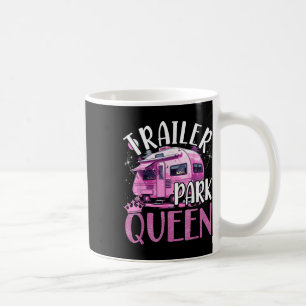Caneca De Café Rainha do Parque de Reboques Divertida Cara de Tra
