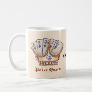 Caneca De Café Rainha do Poker