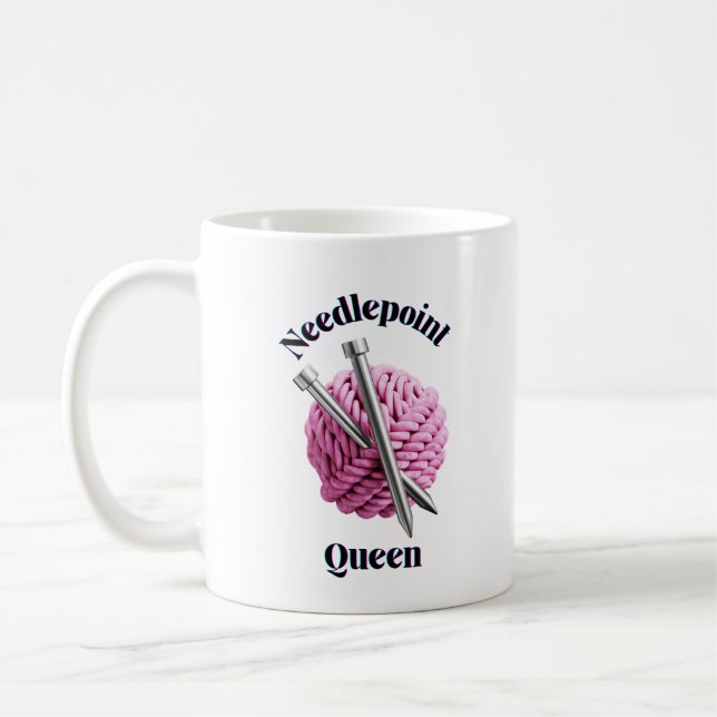 Caneca De Café Rainha do ponto de agulha (Esquerda)