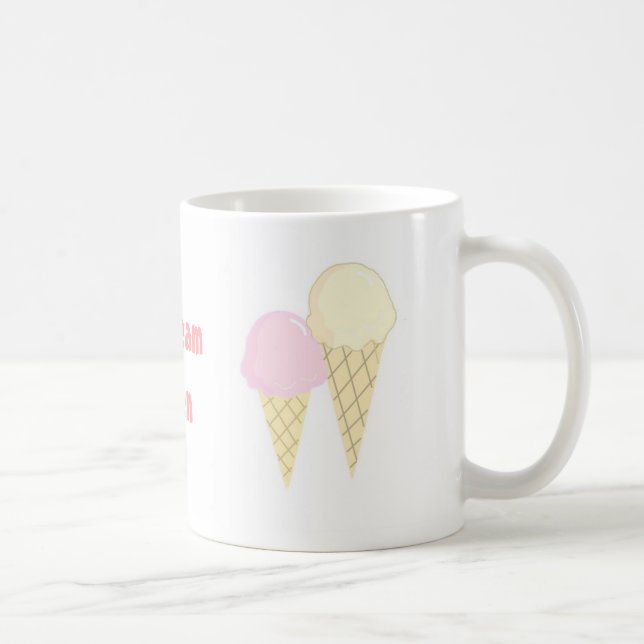 Caneca De Café Rainha do Sorvete (Direita)