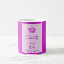 Caneca De Café Rainha do Sticky Notes Mug