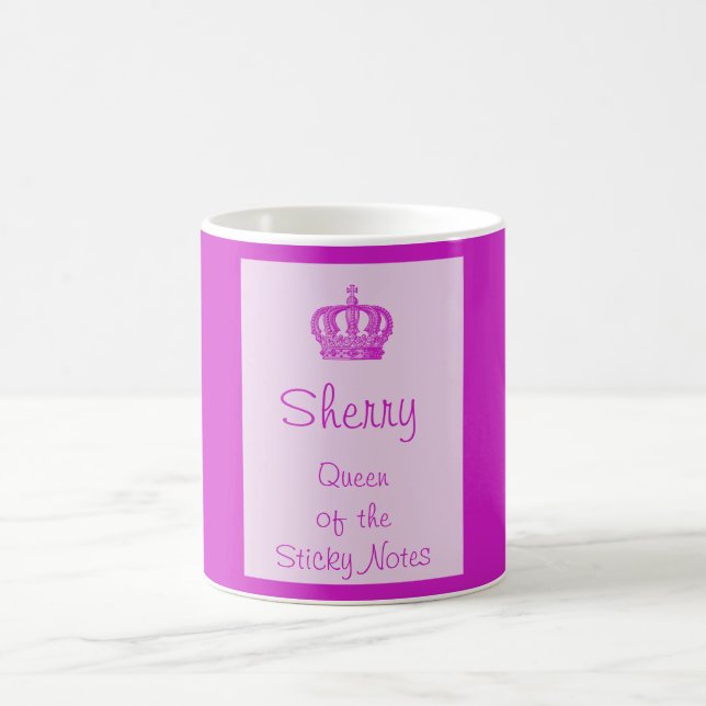 Caneca De Café Rainha do Sticky Notes Mug (Centro)