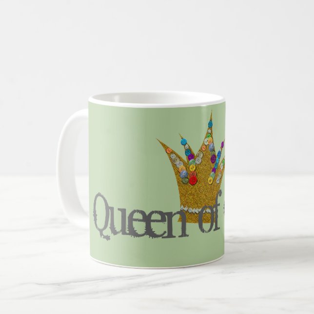 Caneca De Café Rainha dos Artesanatos (Frente Esquerda)