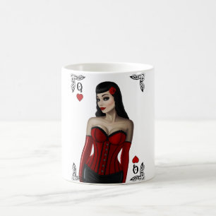 Caneca De Café Rainha dos corações