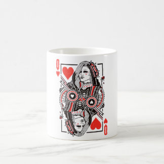 Caneca De Café Rainha dos Corações Grande Gráfico, Cartões de Bri