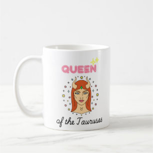 Caneca De Café Rainha dos Taurus