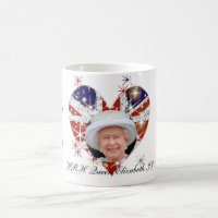 Rainha Elizabeth Diamond Jubilee, bandeira do Rein
