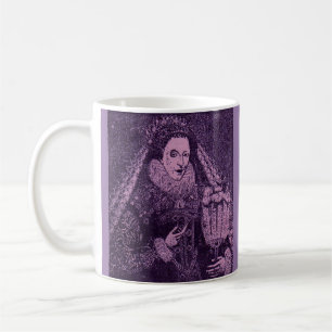 Caneca De Café Rainha Elizabeth I na lavanda