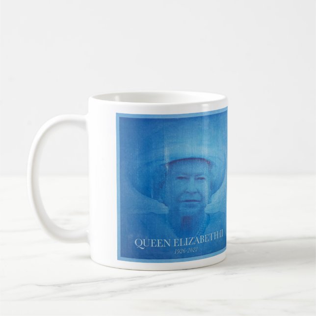 Caneca De Café Rainha Elizabeth II 1926-2022 (Esquerda)