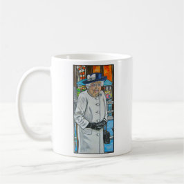 Caneca De Café Rainha Elizabeth na Estação Paddington