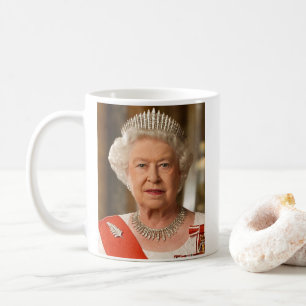 Caneca De Café Rainha Elizabeth Second