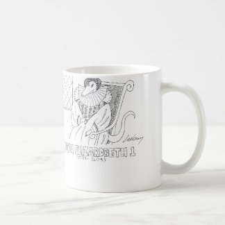 Caneca De Café Rainha Elizardbeth 1
