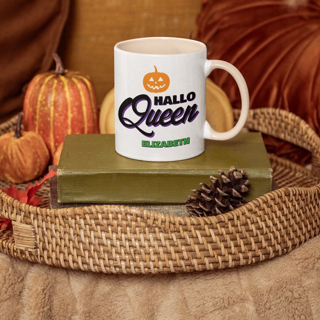Caneca De Café Rainha Halloween (Criador carregado)