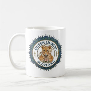 Caneca De Café Rainha Leoa. Escócia
