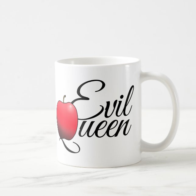 Caneca De Café Rainha Má Maçã Vermelha (Direita)