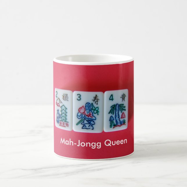 Caneca De Café Rainha Mah-Jongg (Centro)