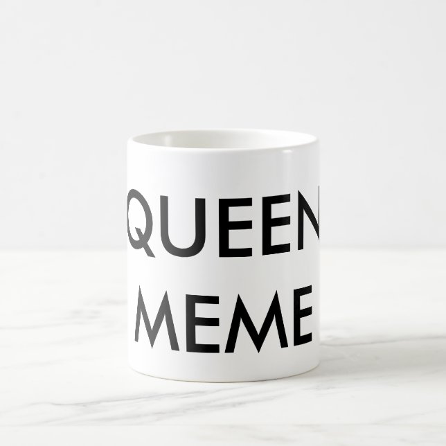 Caneca De Café Rainha Meme (Centro)