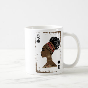 Caneca De Café Rainha Negra Afro Droga Orgulhosa Melanina African