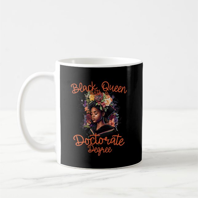 Caneca De Café Rainha Negra Com Doutorado (Esquerda)