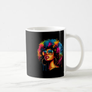 Caneca De Café Rainha Negra Derrubando Afro Melanin