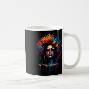 Caneca De Café Rainha Negra Derrubando Afro Melanin