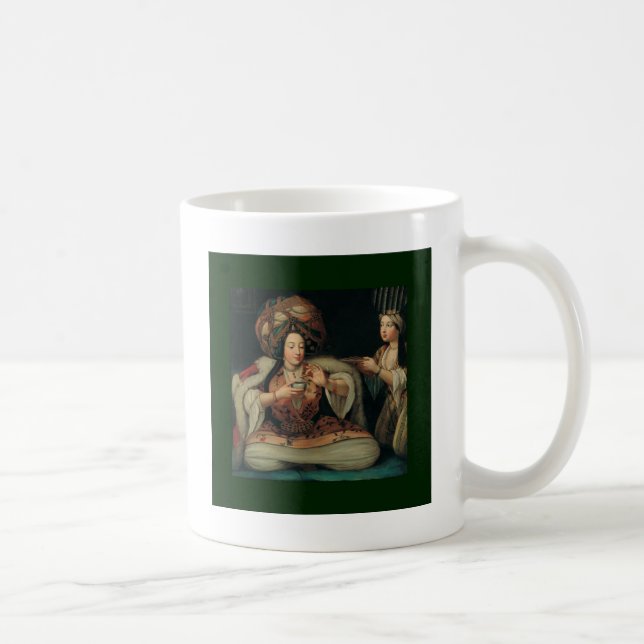 Caneca De Café Rainha Persa Shirin Aproveitando Café (Direita)