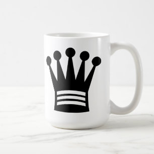 Caneca De Café Rainha preta