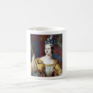 Caneca De Café Rainha Victoria do osso de Henry Pierce