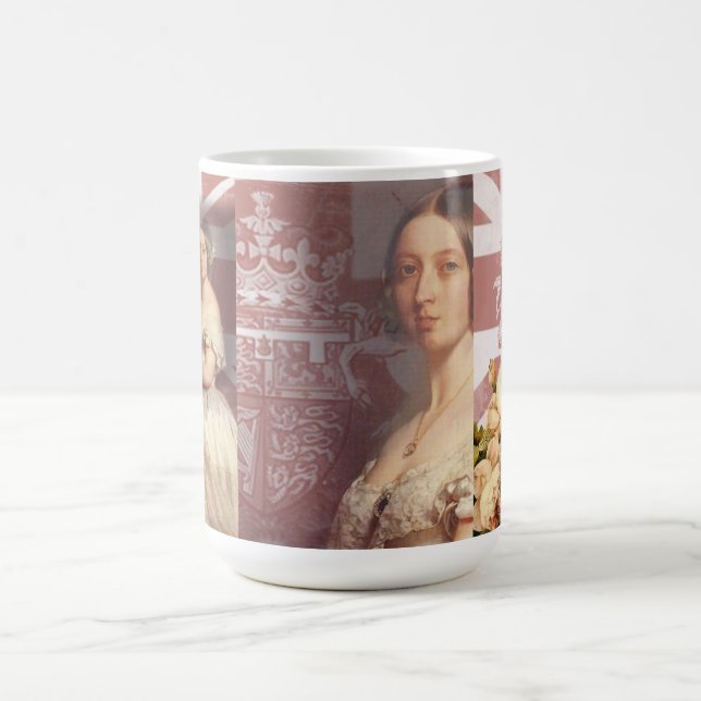 Caneca De Café Rainha Victoria do vintage (Centro)