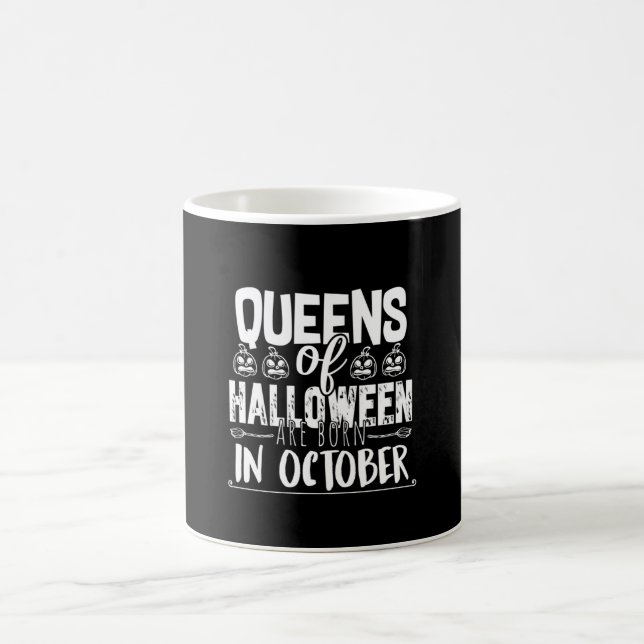 Caneca De Café Rainhas Do Halloween - Bruxas-Halloween-Cute (Centro)