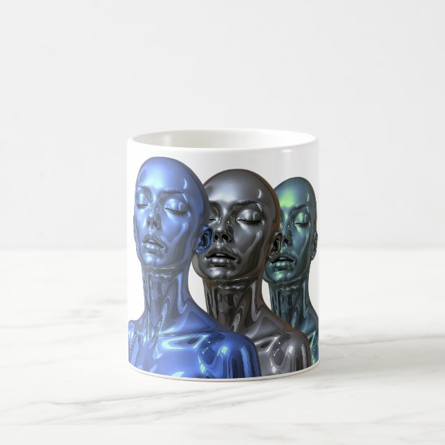 Caneca De Café Rainhas Futuristas (Centro)