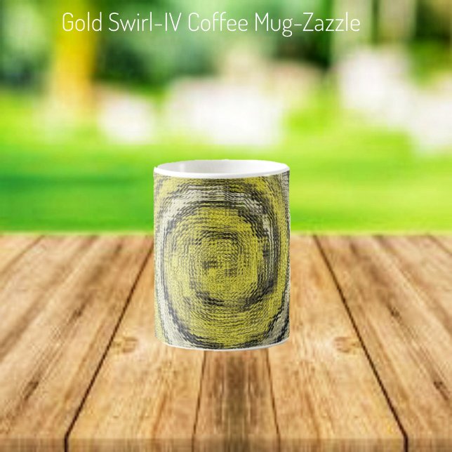 Caneca De Café Raio Dourado IV (Criador carregado)