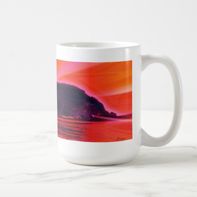 Caneca De Café Raios da praia Mug (Direita)
