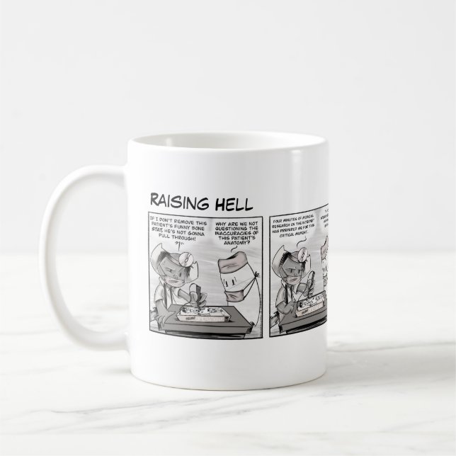 Caneca De Café Raising Hell: Verso 62 Mug (Esquerda)