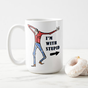 Caneca De Café Raiva, idiota.