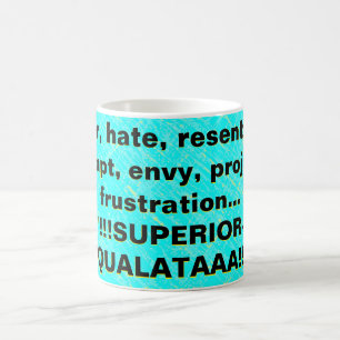 Caneca De Café Raiva, ódio, ressentimento, desprezo, inveja...
