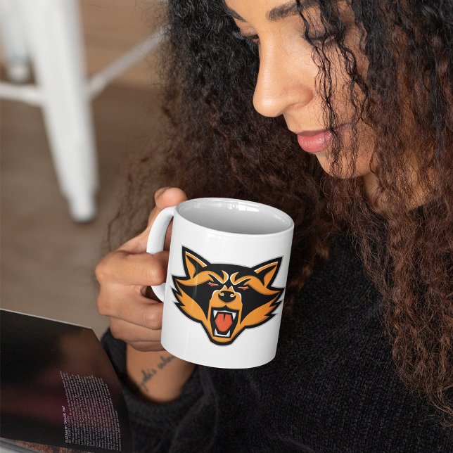 Caneca De Café Raiva Racion Face Café Mug (Criador carregado)
