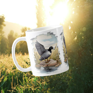 Caneca De Café Raiz americana nas zonas úmidas