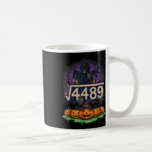 Caneca De Café Raiz Quadrada 4489 Meme Divertido de Halloween 67
