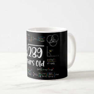 Caneca De Café Raiz Quadrada de 289 17º Aniversário 17 Anos