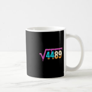 Caneca De Café Raiz Quadrada Divertida 4489 Sorvete Drip Matemáti