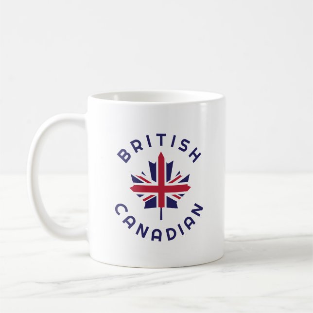 Caneca De Café Raízes Britânicas Canadenses (Esquerda)