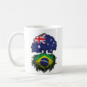 Caneca De Café Raízes de Árvore da Austrália Brasileira