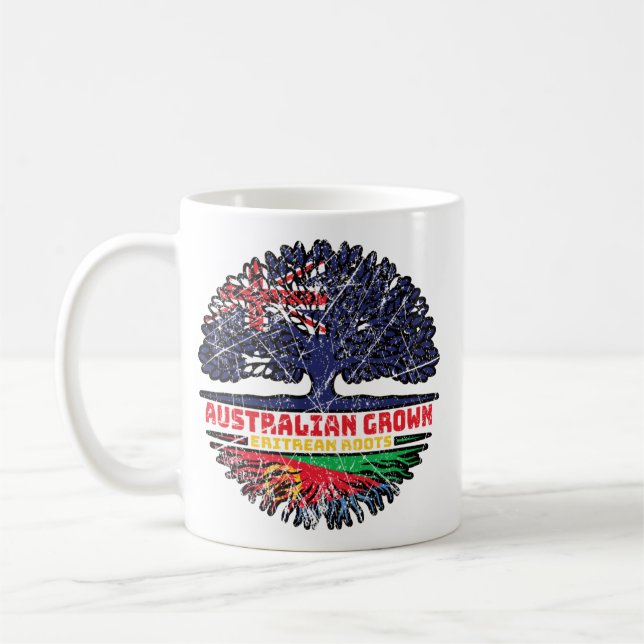 Caneca De Café Raízes de Árvore da Eritreia na Austrália Australi (Esquerda)
