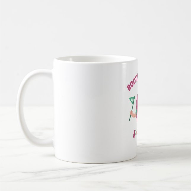 Caneca De Café Raízes De Batata Doce Para Você Arrasto De Vegetai (Esquerda)