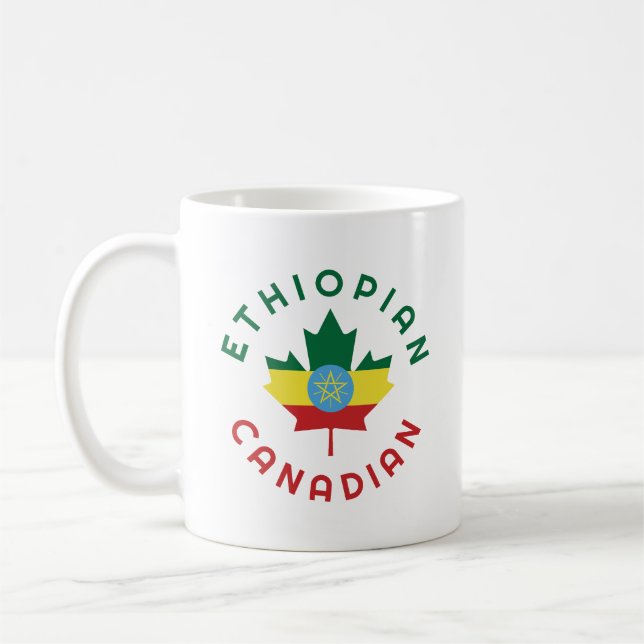 Caneca De Café Raízes Etíopes Canadianas (Esquerda)