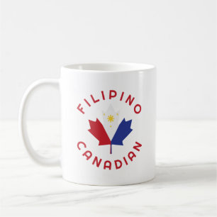 Caneca De Café Raízes filipinas canadenses