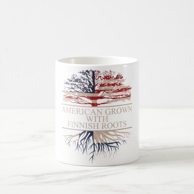 Caneca De Café Raízes finas cultivadas americanas (Centro)